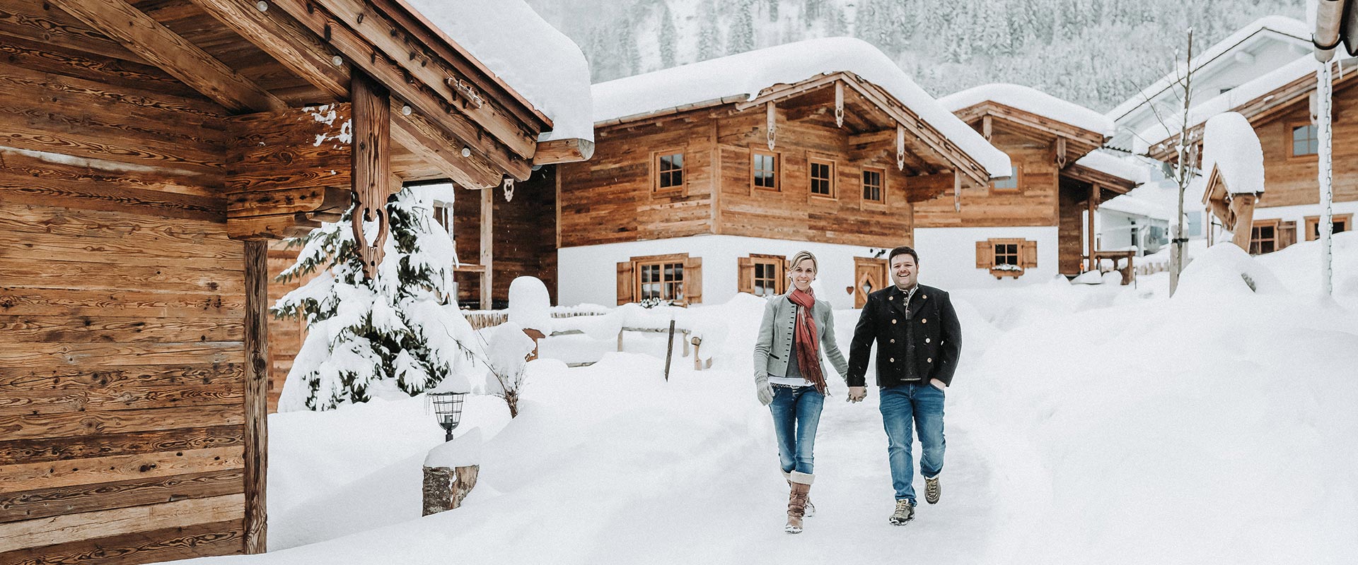 Alpzitt Chalets Romantischer Winterurlaub Kuschel-Chalets Allgäu Bayern